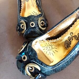 Naughty Monkey leather heels